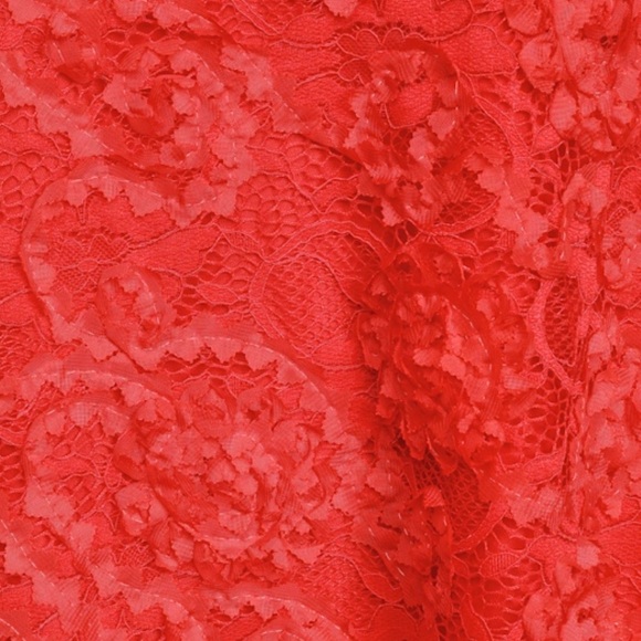 Lulus Size Small 2 - 4 Bouquet of Love Red Lace Mini Dress Womens NWT - Picture 5 of 11